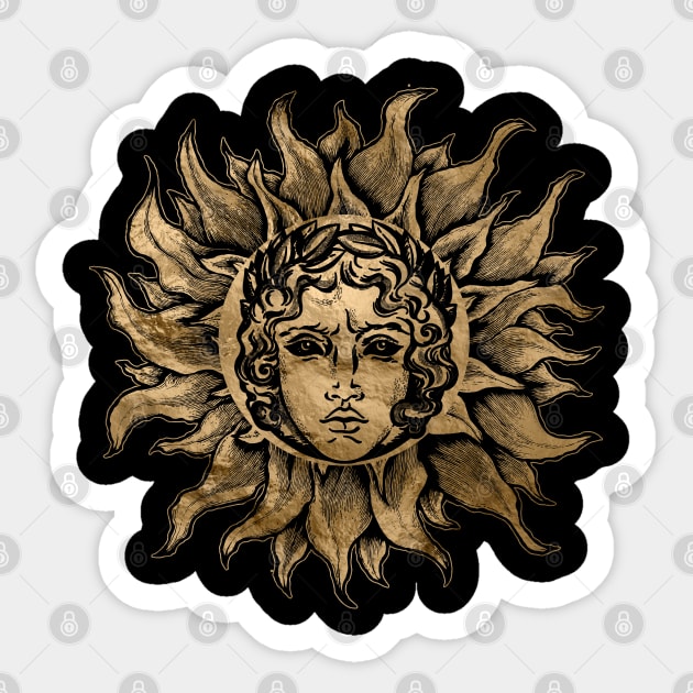 Apollo Sun God Symbol Sticker by Nartissima